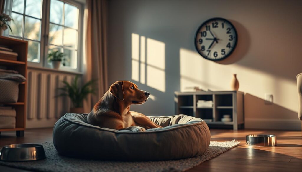 durée idéale laissée seul chien