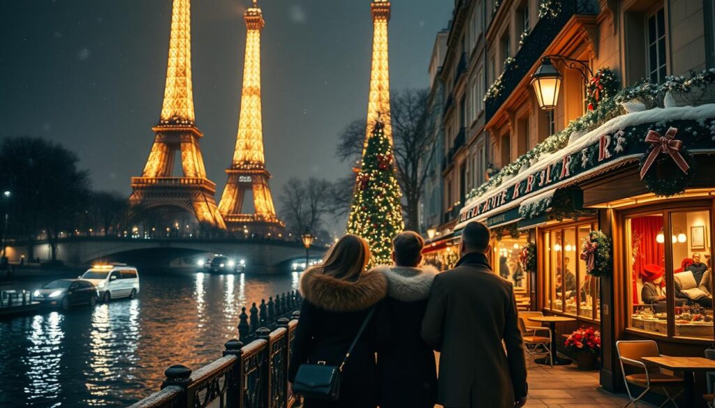 endroits romantiques Noël Paris