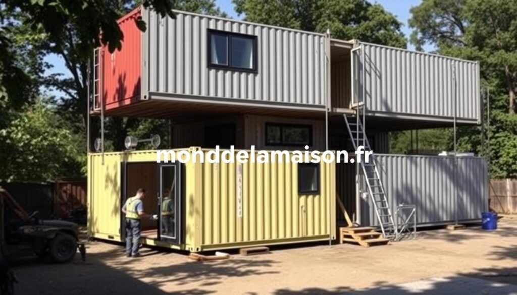 construction maison container