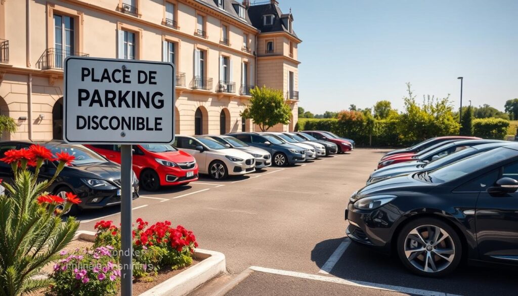place de parking disponible