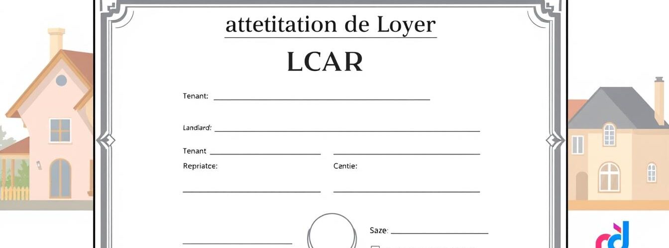 attestation de loyer caf