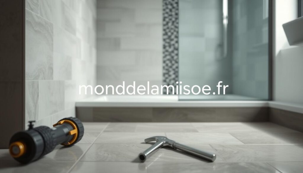 installation receveur douche