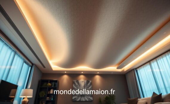comment poser une toile de rénovation au plafond