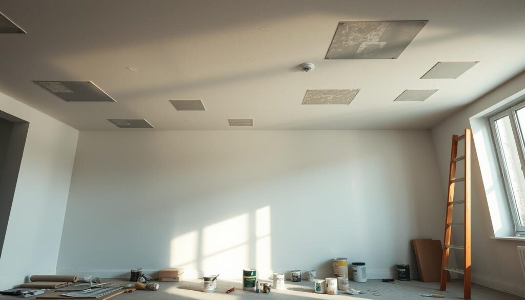 préparation surface plafond